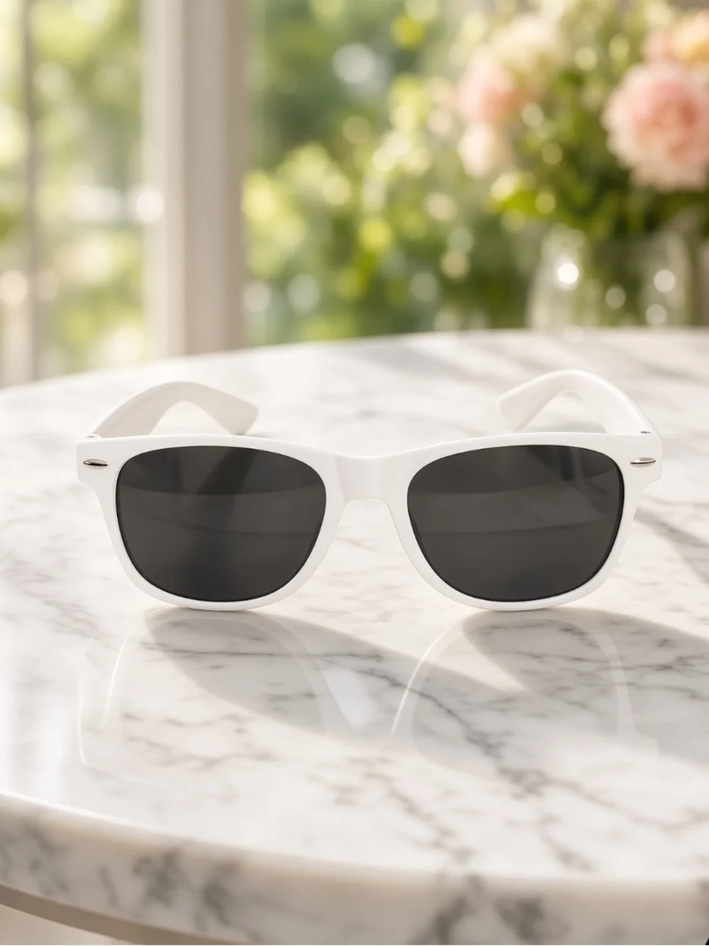 White Wireless Sunglasses NWOT
